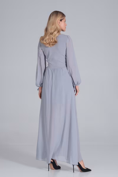 Sukienka Model M850 Grey - Figl — zdjęcie 3