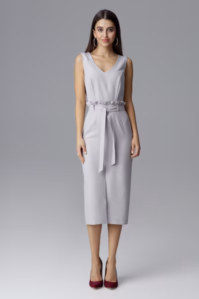 Sukienka Model M633 Grey - Figl — zdjęcie 1