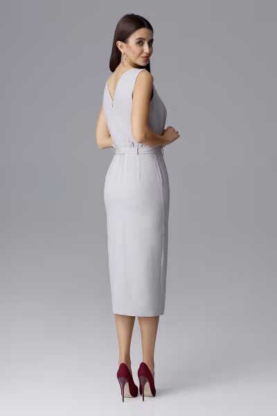 Sukienka Model M633 Grey - Figl — zdjęcie 2