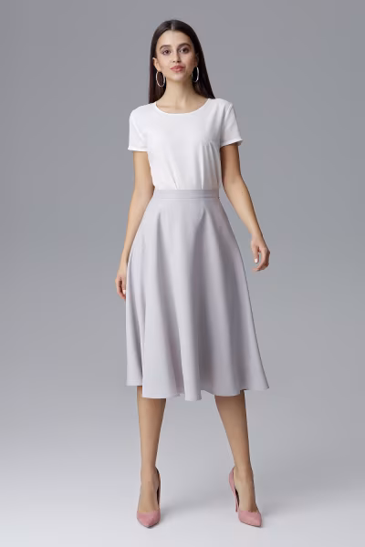 Spódnica Model M628 Grey - Figl — zdjęcie 1