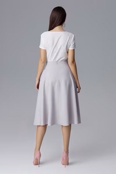 Spódnica Model M628 Grey - Figl — zdjęcie 3