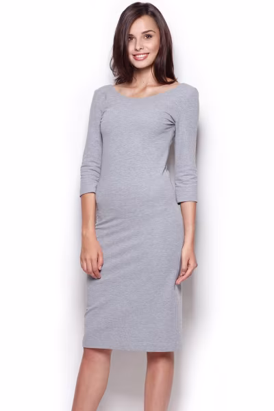 Sukienka Model 301 Grey - Figl — zdjęcie 1