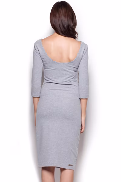Sukienka Model 301 Grey - Figl — zdjęcie 3