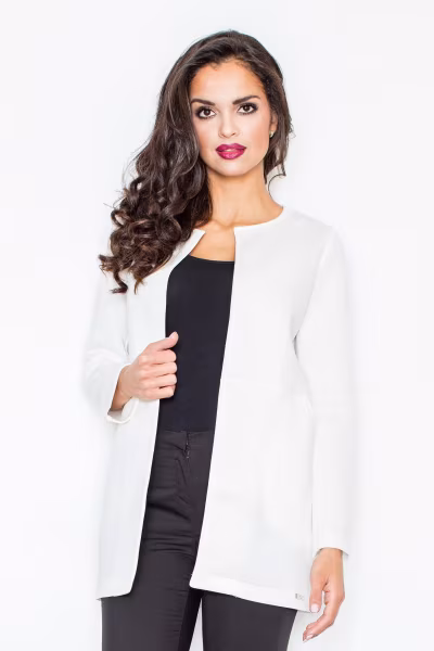 Kurtka Damska Model 345 Ecru - Figl — zdjęcie 1