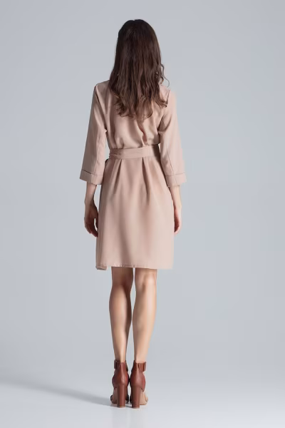 Sukienka Model M680 Beige - Figl — zdjęcie 3