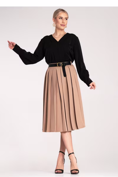 Spódnica Model M1154 Beige - Figl — zdjęcie 1