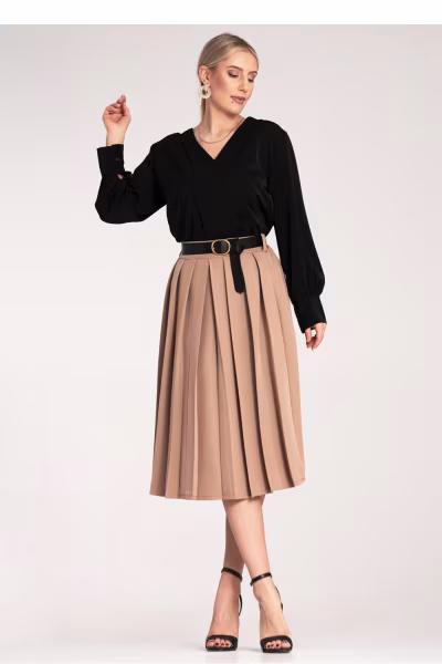 Spódnica Model M1154 Beige - Figl — zdjęcie 2
