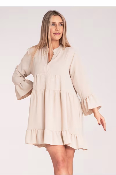 Sukienka Model M1136 Beige - Figl — zdjęcie 1