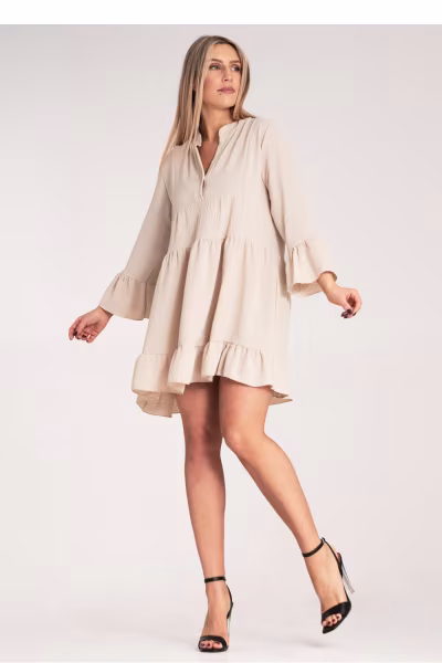 Sukienka Model M1136 Beige - Figl — zdjęcie 2