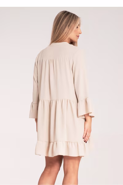 Sukienka Model M1136 Beige - Figl — zdjęcie 3