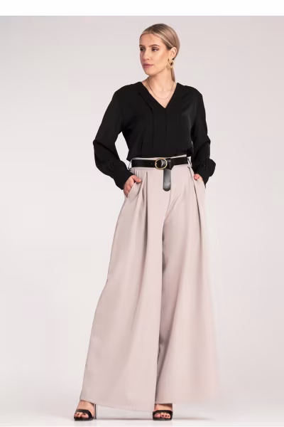 Spodnie Damskie Model M1134 Beige - Figl — zdjęcie 2