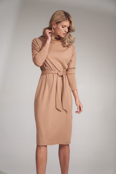 Sukienka Model M726 Beige - Figl — zdjęcie 1