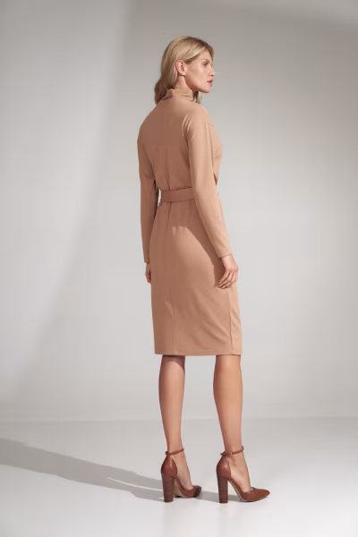 Sukienka Model M726 Beige - Figl — zdjęcie 3