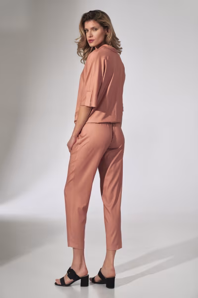 Spodnie Damskie Model M743 Orange - Figl — zdjęcie 2
