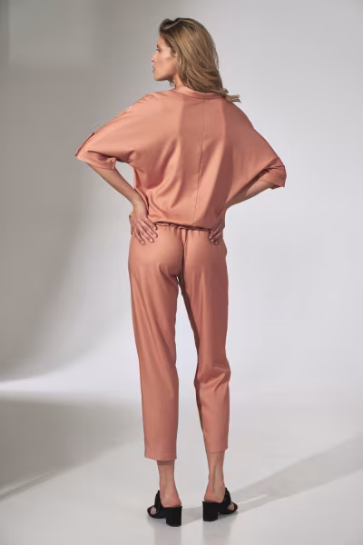 Spodnie Damskie Model M743 Orange - Figl — zdjęcie 3
