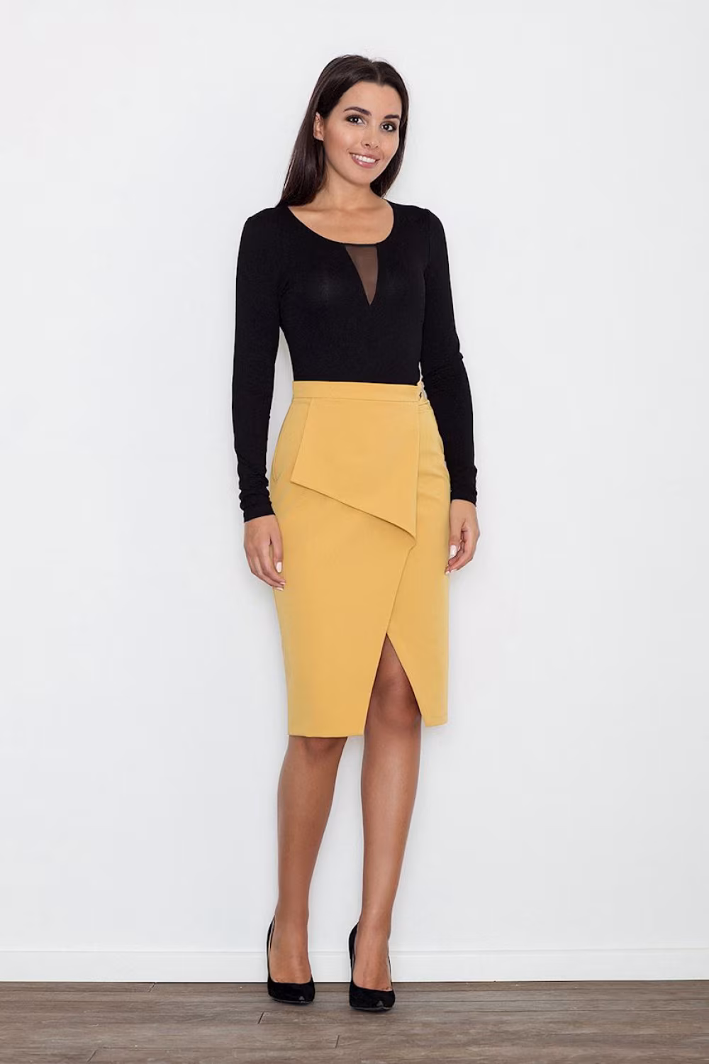 Spódnica Model M559 Yellow - Figl