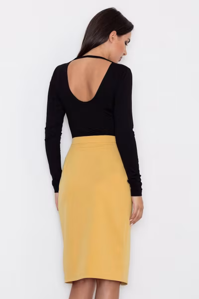 Spódnica Model M559 Yellow - Figl — zdjęcie 2