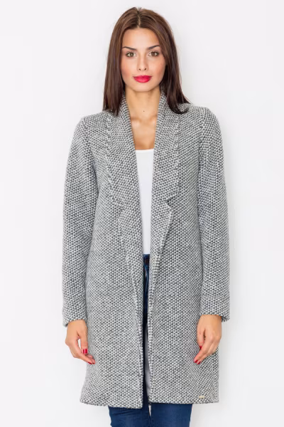Płaszcz Damski Model M527 Grey - Figl — zdjęcie 1