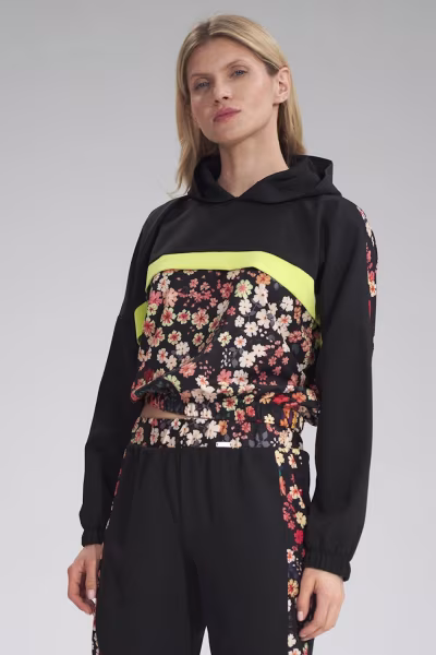 Bluza Damska Model M757 Black/Wzór 122 - Figl — zdjęcie 1