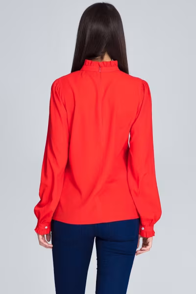 Bluzka Model M595 Red - Figl — zdjęcie 2