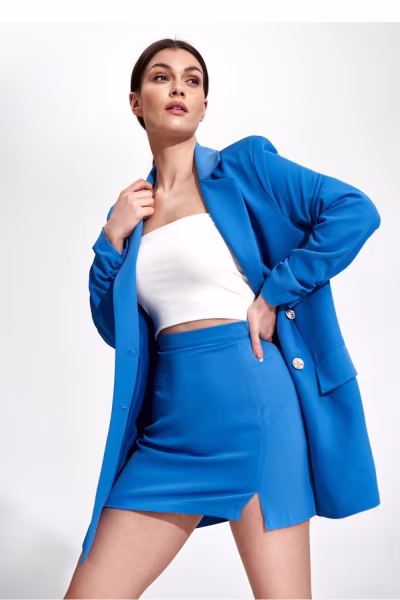Spódnica Model M866 Blue - Figl — zdjęcie 2