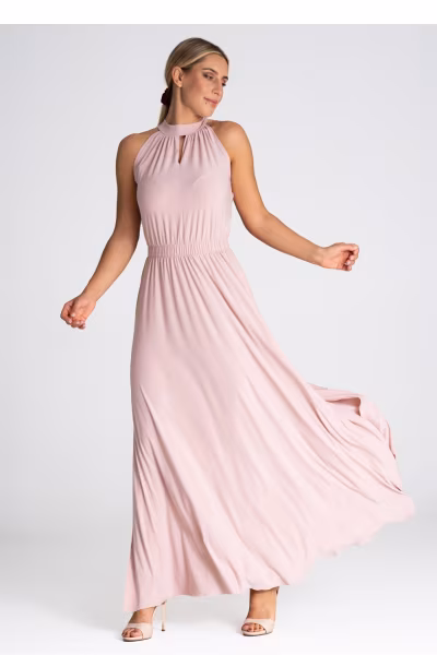 Sukienka Model M945 Light Pink - Figl — zdjęcie 2