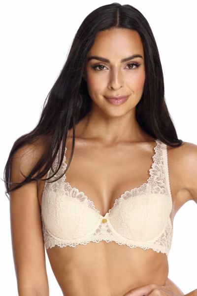 Biustonosz push up  Biustonosz Usztywniany Model 053/22 Carmela Cream - Mat — zdjęcie 1