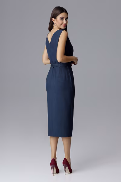 Sukienka Model M633 Navy - Figl — zdjęcie 3