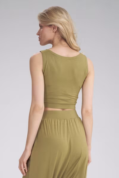 Koszulka Top Model M795 Light Olive - Figl — zdjęcie 3