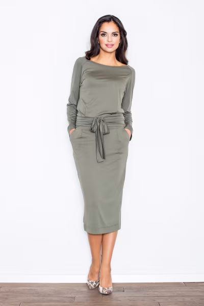 Sukienka Model 246 Olive - Figl — zdjęcie 1