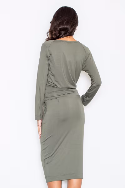 Sukienka Model 246 Olive - Figl — zdjęcie 2