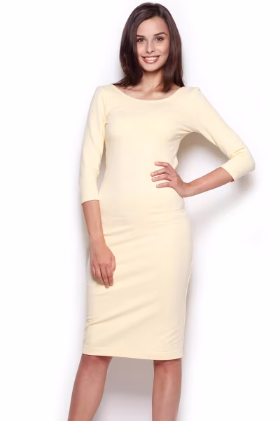 Sukienka Model 301 Yellow - Figl — zdjęcie 1