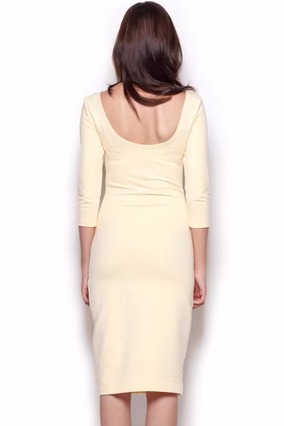 Sukienka Model 301 Yellow - Figl — zdjęcie 3