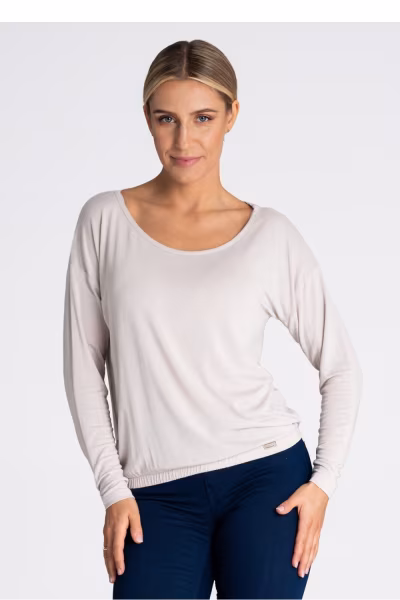 Bluzka Model M981 Beige - Figl — zdjęcie 1