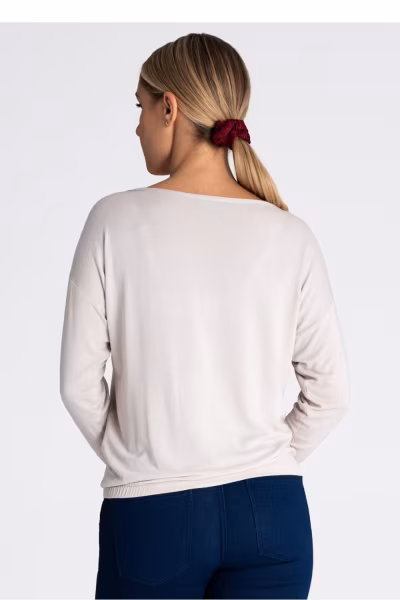 Bluzka Model M981 Beige - Figl — zdjęcie 3