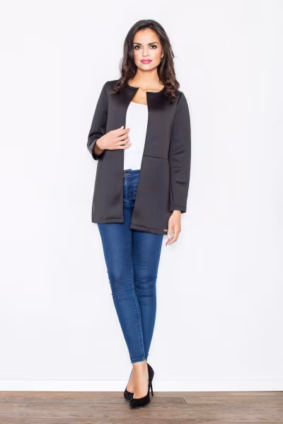 Kurtka Damska Model 345 Black - Figl — zdjęcie 2