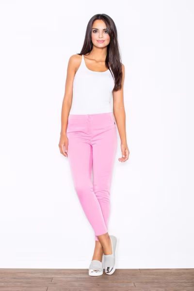 Spodnie Damskie Model 293 Pink - Figl — zdjęcie 1