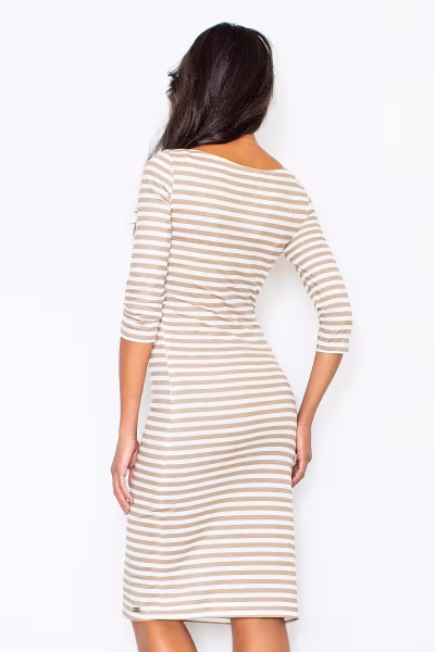 Sukienka Model 311 Beige - Figl — zdjęcie 2