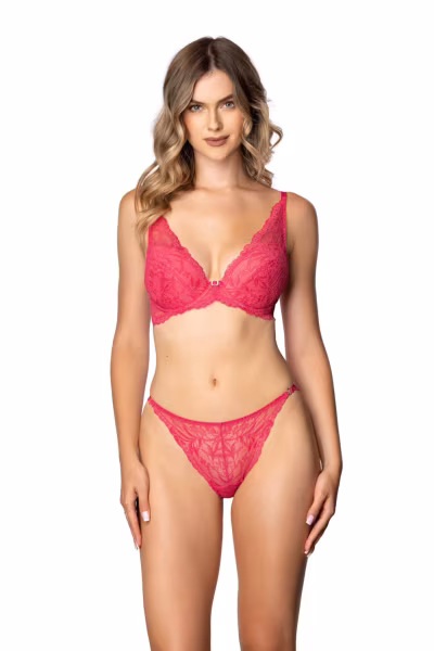 Biustonosz push up Biustonosz Push-up Model Eternal M-4028/11/1 Malina - Mat — zdjęcie 1