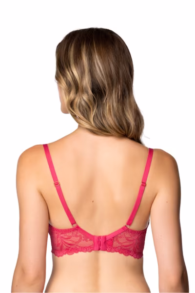 Biustonosz push up Biustonosz Push-up Model Eternal M-4028/11/1 Malina - Mat — zdjęcie 2