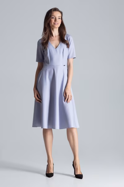 Sukienka Model M673 Grey - Figl — zdjęcie 1