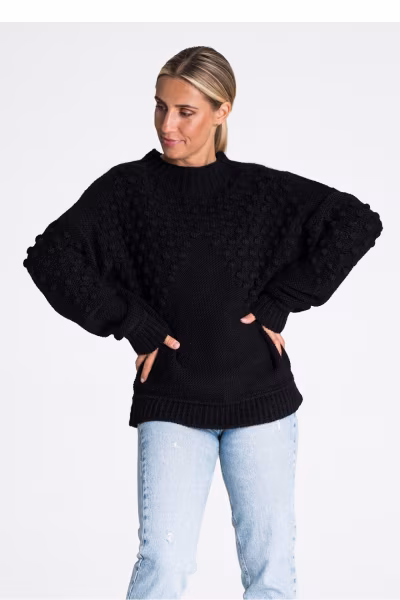 Sweter Damski Model M982 Black - Figl — zdjęcie 1