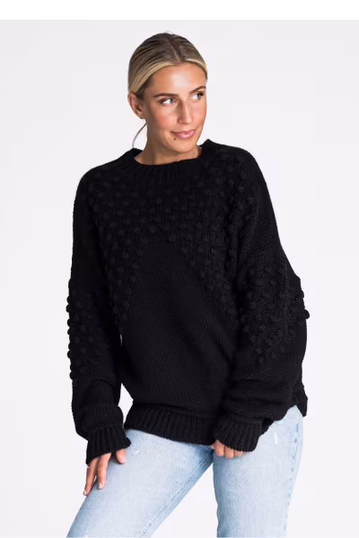 Sweter Damski Model M982 Black - Figl — zdjęcie 2