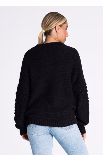 Sweter Damski Model M982 Black - Figl — zdjęcie 3