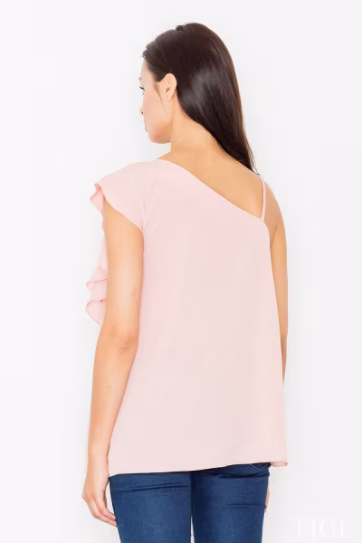 Bluzka Model M479 Light Pink - Figl — zdjęcie 2