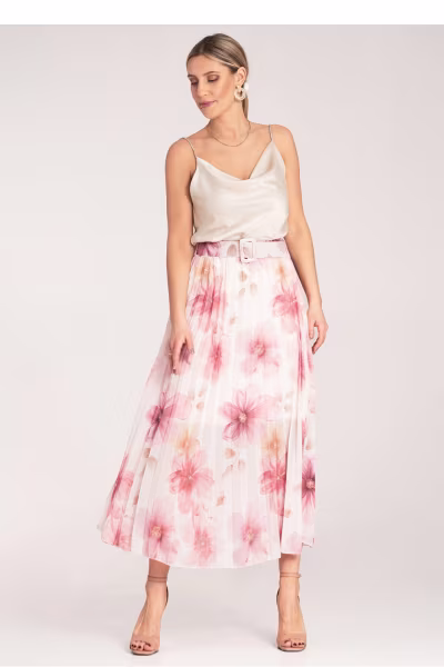 Spódnica Model M1163 Pink - Figl — zdjęcie 1