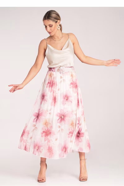 Spódnica Model M1163 Pink - Figl — zdjęcie 2