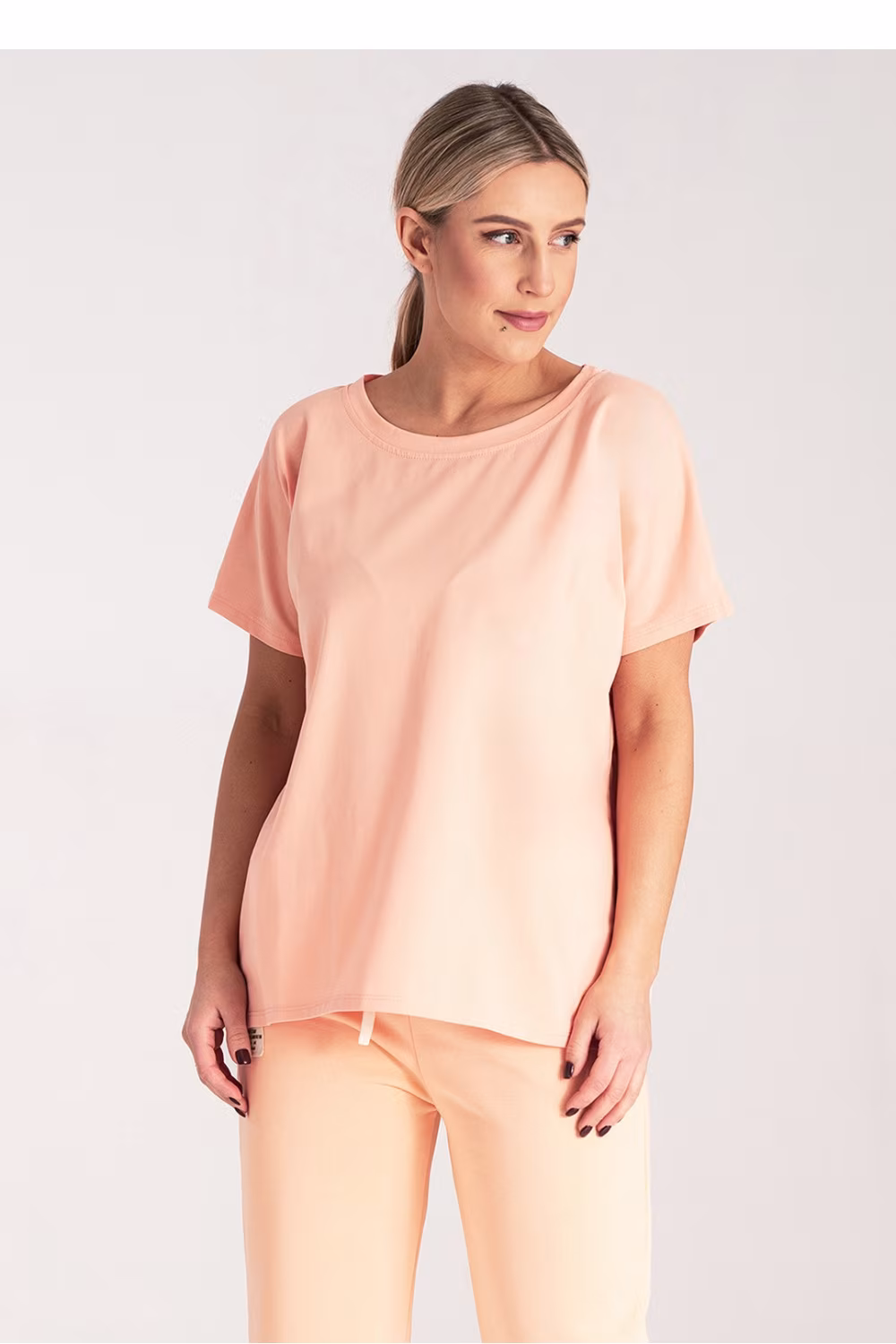 Tshirt Damski Model M1164 Orange - Figl