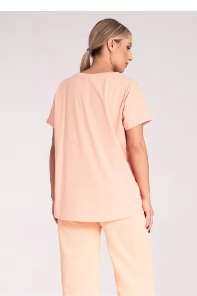 Tshirt Damski Model M1164 Orange - Figl — zdjęcie 3