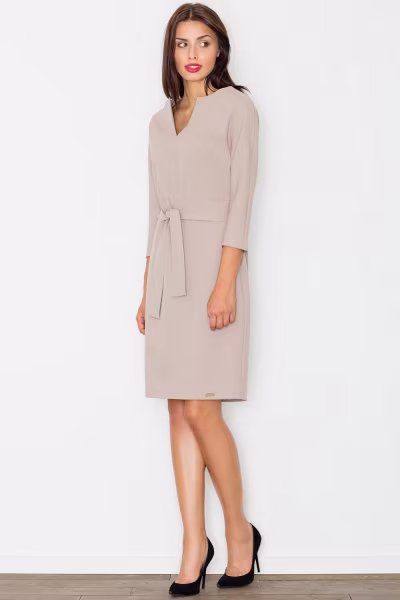 Sukienka Model M526 Beige - Figl — zdjęcie 2